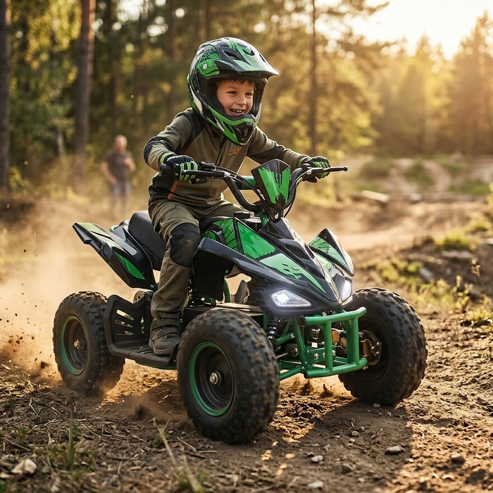 36V kids electric quad ATV with powerful 800W brushless motor