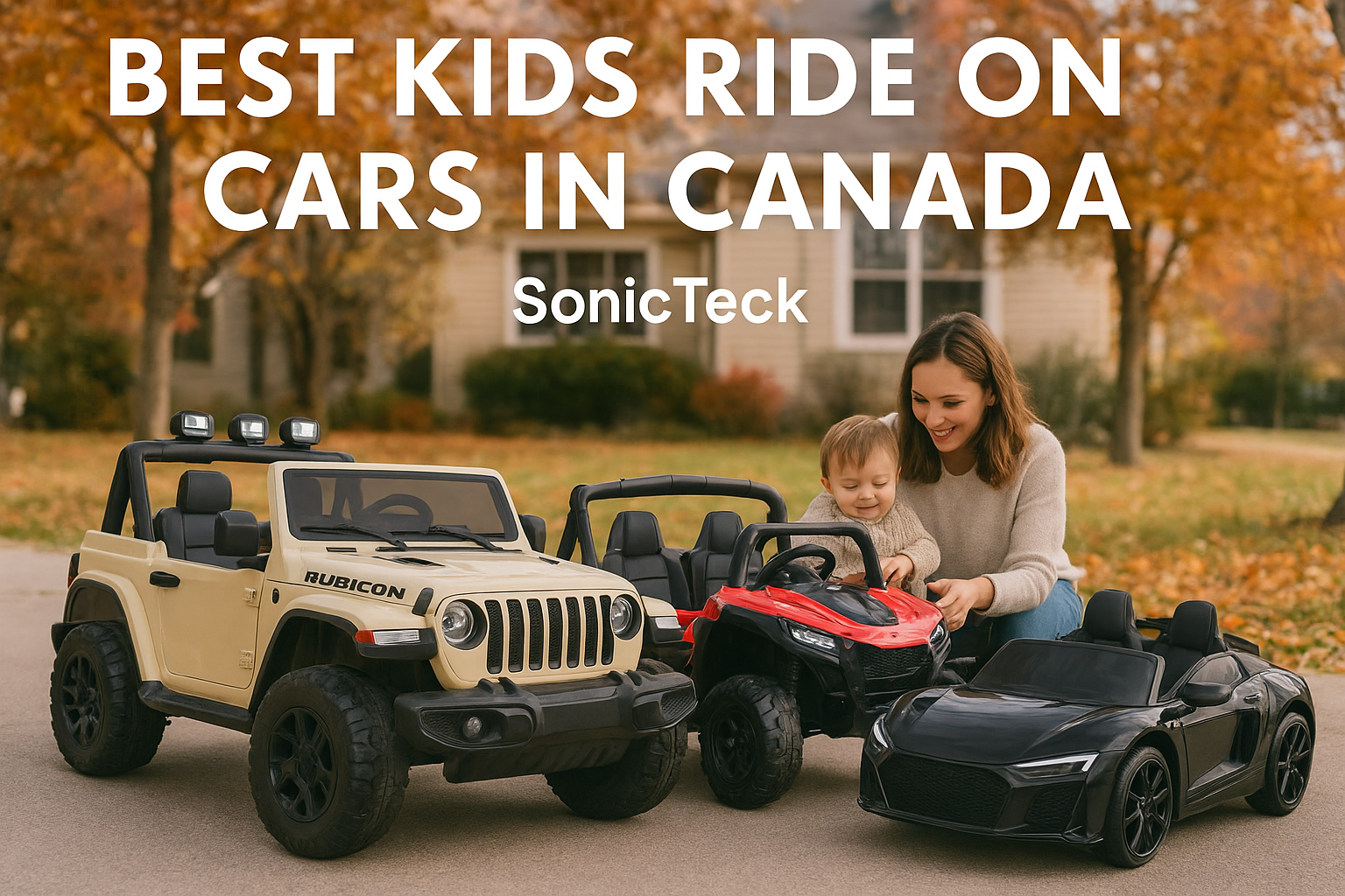 Cars Rride Best Kids Ride on Cars in Canada — Sonic Teck