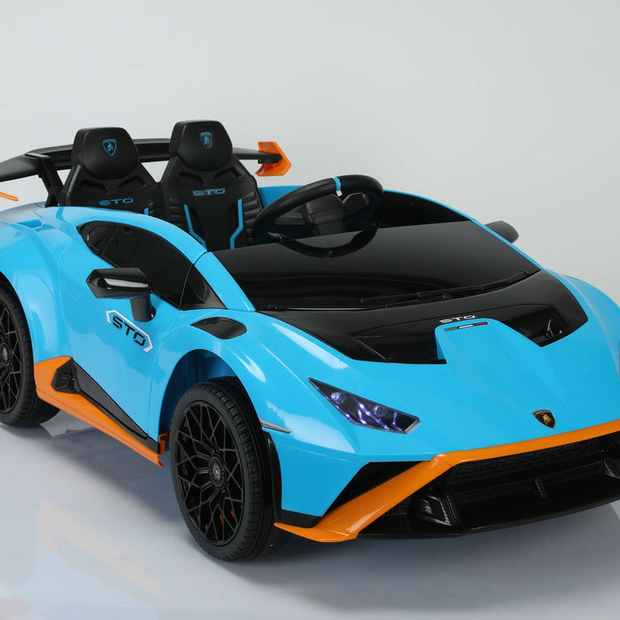 Lamborghini ride on cars for kids Canada Aventador SVJ 12V 24V 2 seater Huracan STO 24V drifter
