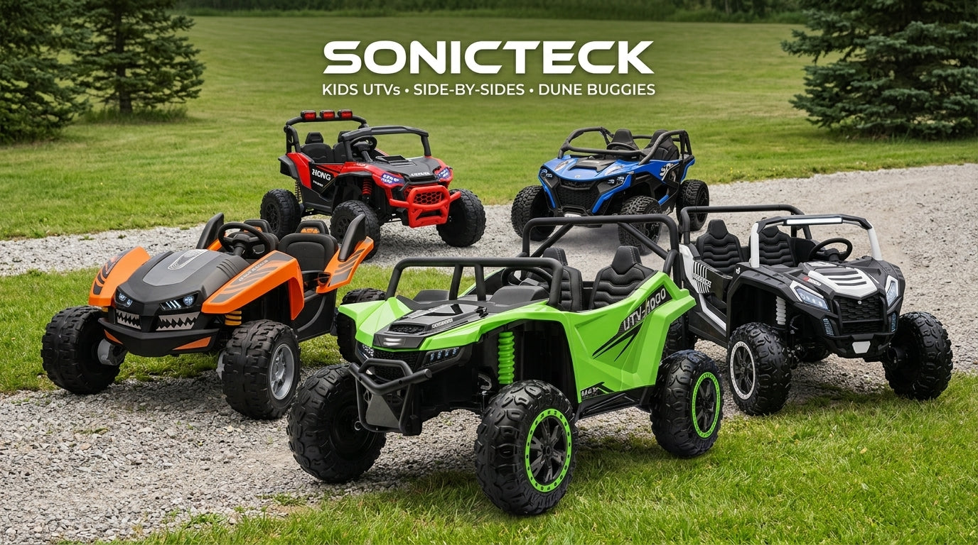 kids UTV side-by-side ride-on cars largest selection in Canada at SonicTeck