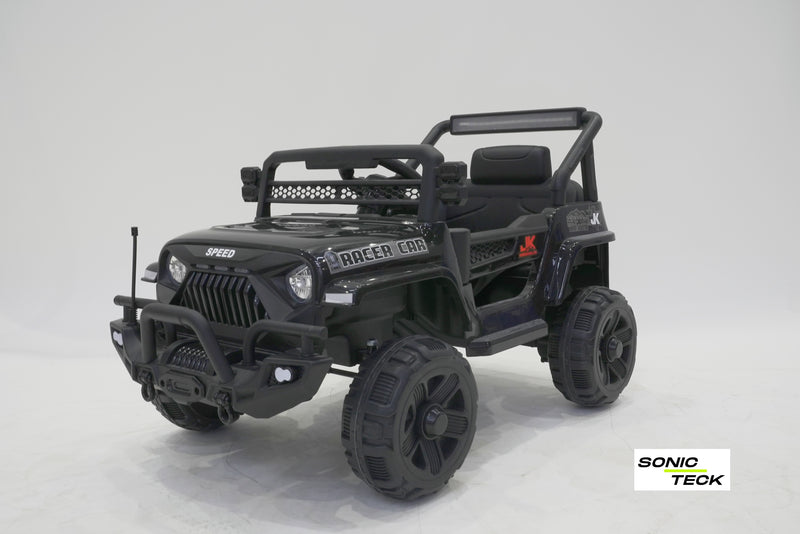 SonicTeck 12V ride-on Jeep Wrangler for kids