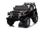 1974 Toyota LandCruiser 24V Ride-On Car – 2-Seater 4X4 SUV with Off-Road Suspension, Rubber Tires, Official Toyota Licensing, Working Headlights for Kids
