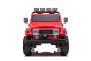 1974 Toyota LandCruiser 24V Ride-On Car – 2-Seater 4X4 SUV with Off-Road Suspension, Rubber Tires, Official Toyota Licensing, Working Headlights for Kids
