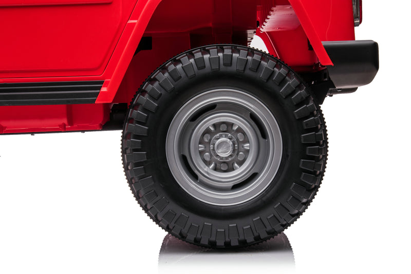 1974 Toyota LandCruiser 24V Ride-On Car – 2-Seater 4X4 SUV with Off-Road Suspension, Rubber Tires, Official Toyota Licensing, Working Headlights for Kids