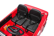 remium leather seats inside Dodge Charger ride-on