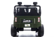 Premium 24V kids Jeep with Bluetooth, music, suspension, and LED lights