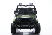 2-seater ride-on Jeep with opening doors for easy access and realistic play