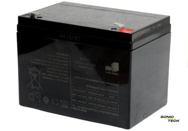 24V 5AH rechargeable ride-on car battery replacement for SonicTeck kids electric Jeeps, trucks, SUVs, UTVs and other 24V ride-on vehicles.