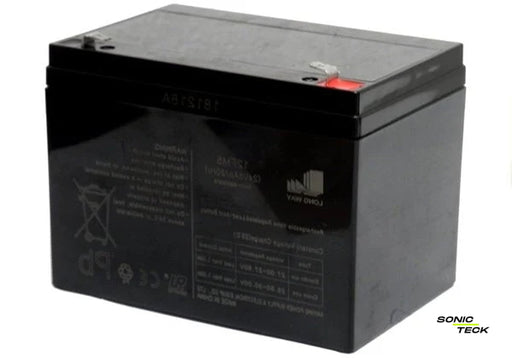 24V 5AH rechargeable ride-on car battery replacement for SonicTeck kids electric Jeeps, trucks, SUVs, UTVs and other 24V ride-on vehicles.