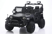 24V kids ride-on Jeep shown as a fun and feature-packed choice for young drivers