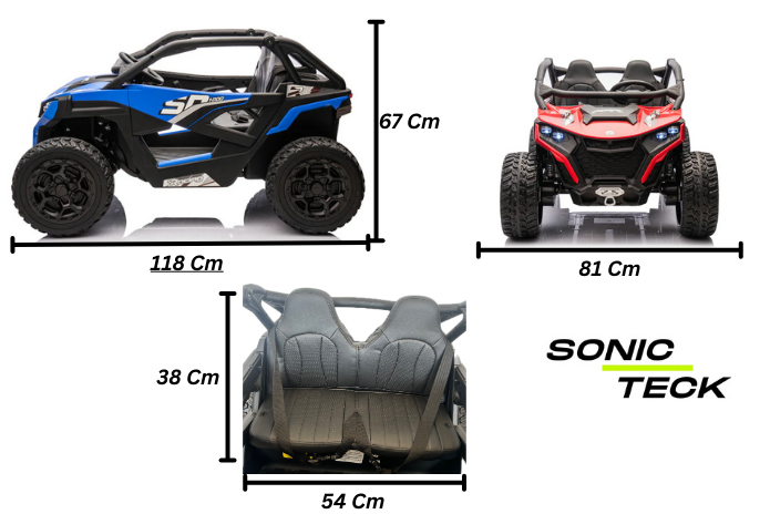 Blade Runner 24V 4x4 2-Seater Kids Ride-On UTV – Ultimate Off-Road Dune Buggy Adventure Car!