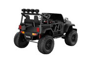 Monster Jeep 24V Ride-On Car – 2-Seater, 4X4 with 800W Motors, Lifted Suspension, Rubber Wheels, Bluetooth, LED Lights, and Parental Remote for Kids