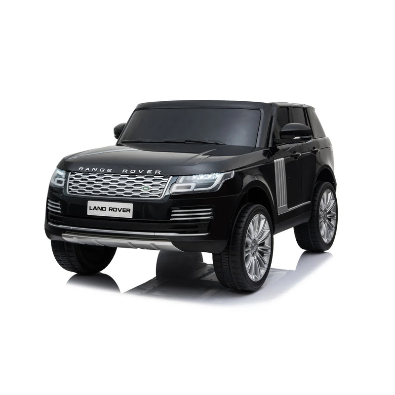 Kids electric SUV with rubber tires and leather seats