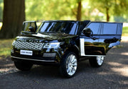 Kids electric SUV with rubber tires and leather seats