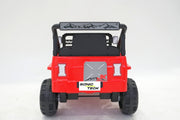 off road kids electric ride on jeep wrangler in red