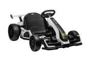 Brushless_go_kart_24Volts_Electric_On_Go-Kart_24Volts_High_Speed_Go-Kart_Sonicteck_24v_Go-Kart_ToyCarsCanada_White-Go-Kart