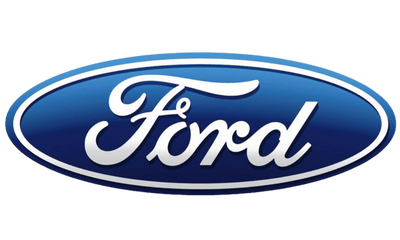 Ford logo displayed on a kids ride-on car, highlighting the branded styling of SonicTeck's ride-on vehicle.