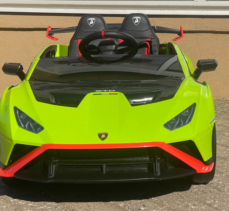Lamborghini Huracan STO 24volts | Kids Ride on Car | Drifter | Remote | Bluetooth | Leather Seat | High-Speed