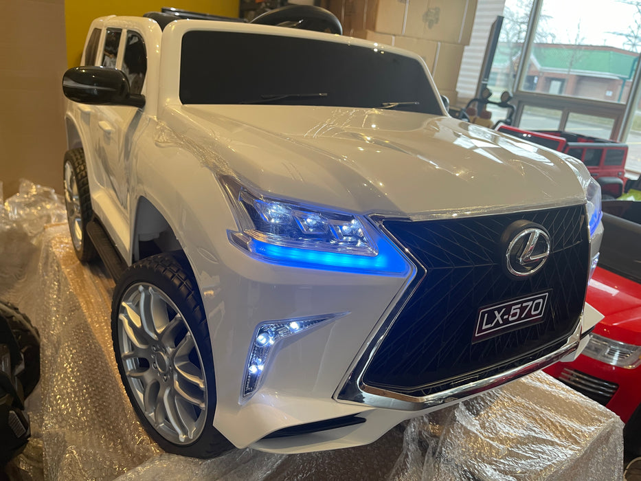 2025 Lexus LX 570 Kids Ride On Car 4x4 Hydraulics Rubber Tires Sonic Teck