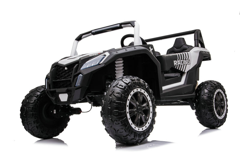 Kids_UTV_24 Volts_UTV_Dune Buggy_Turbo_XXL_SonicTeck_24V_Kids Ride On Car_!032_white_