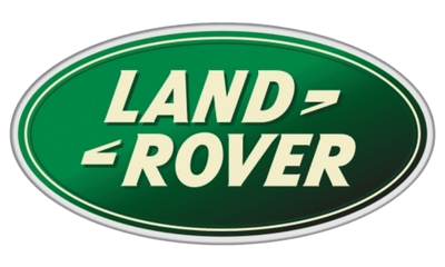 Land Rover logo displayed on a kids ride-on car, highlighting the premium branded styling of SonicTeck's ride-on vehicle.