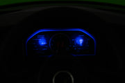 McLaren 765LT 12V Kids Ride-On Car in green with rubber tires, leather seat, LED lights, butterfly doors, parental remote control, and rechargeable battery.
electric-powered kids ride on car McLaren 765LT 12v
