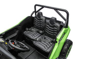 Forward and reverse driving controls on the Apex XXL UTV.
