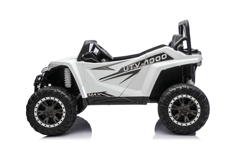 XXL-sized electric ride-on UTV for kids.