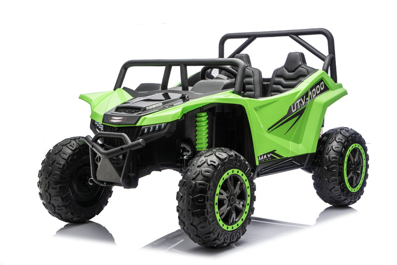 Apex XXL premium kids UTV with 800W motors and rubber tires.