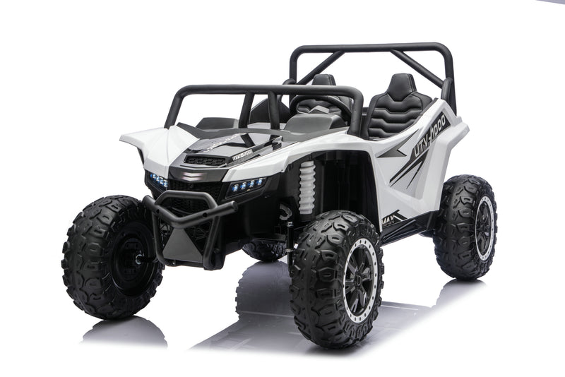 Premium electric 24V ride-on UTV for kids by SonicTeck.