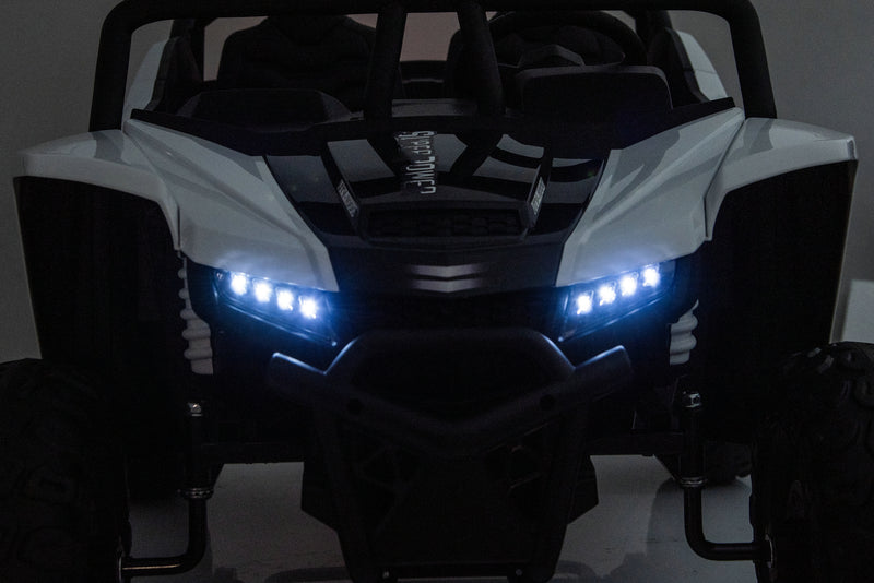 Front view of the Apex XXL 24V 4x4 Ride-On UTV by SonicTeck.