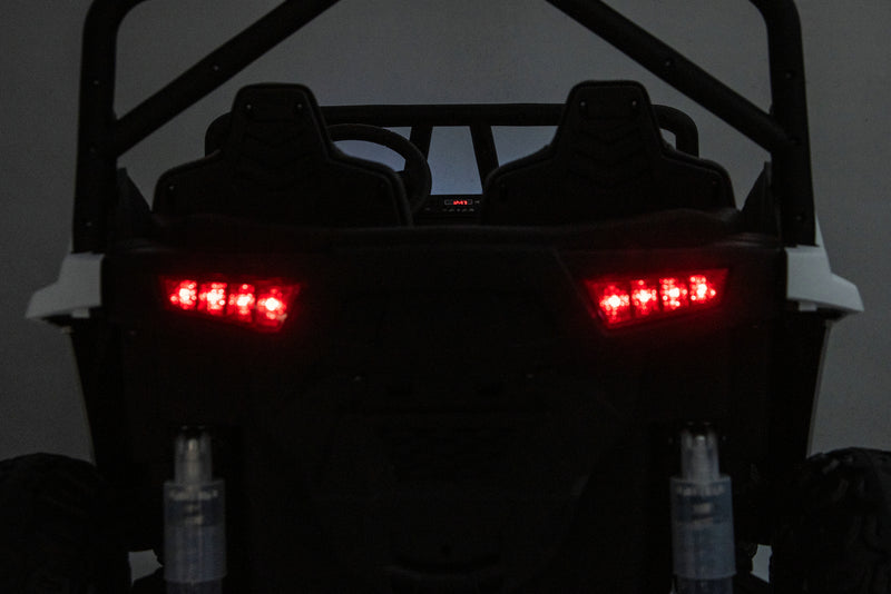 Lifted suspension system for a smoother off-road ride.