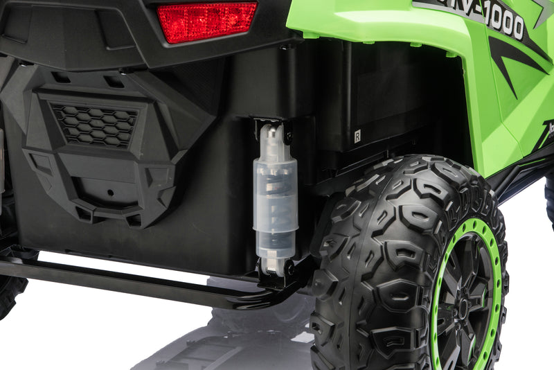 High-capacity 24V 7Ah battery powering the Apex XXL UTV.