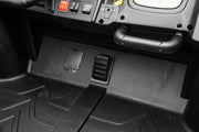 Bluetooth music stereo system in the Apex XXL 24V ride-on UTV.
