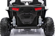 Rear view of the Apex XXL 24V kids ride-on UTV.
