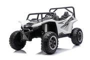 Close-up front styling of the Apex XXL 24V UTV.