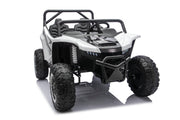 Premium outdoor electric ride-on UTV for children.