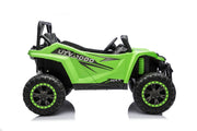 Large off-road rubber wheels on the Apex XXL UTV.
