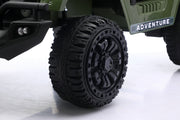 Powerful 24V ride-on Jeep for kids with 2-seater design and smooth suspension