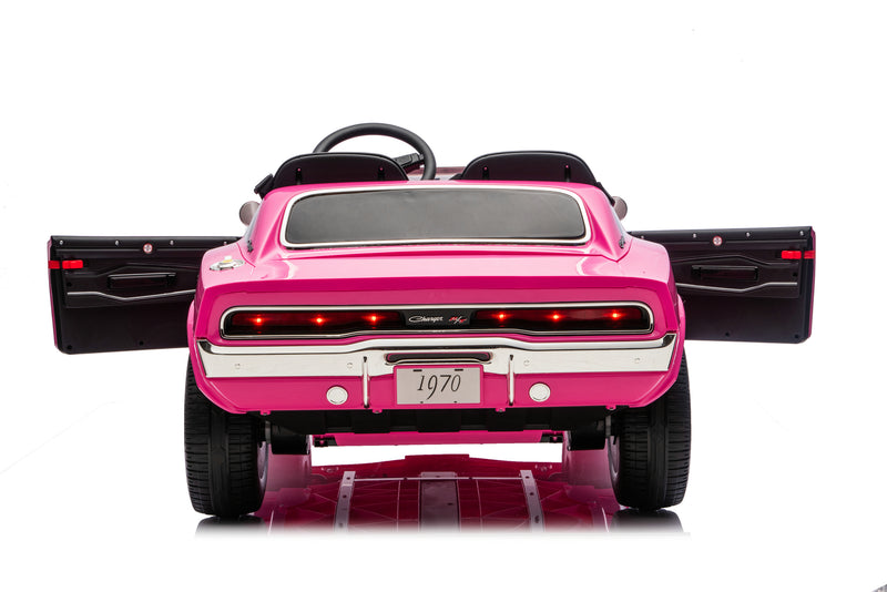 Dodge Charger ride-on driving outdoors