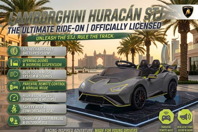 Licensed Lamborghini Huracán STJ 12V Kids Ride-On Car with Remote Control