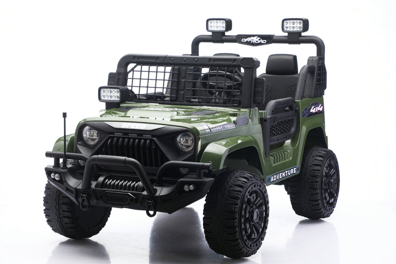 Kids ride-on Jeep with parental remote control for added supervision
