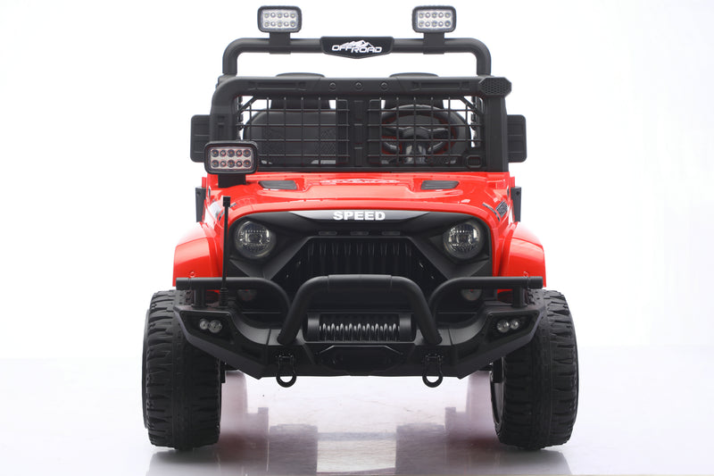 ids Jeep with Bluetooth, music, and stereo built in for extra fun