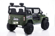 Opening door detail on a 24V 2-seater kids ride-on Jeep