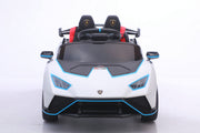 LED headlights on Licensed Lamborghini Huracán STJ ride-on car