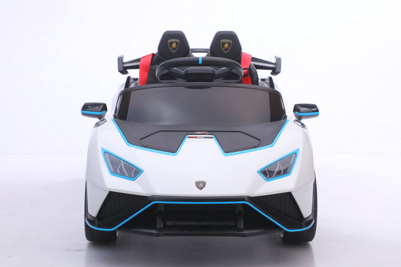 LED headlights on Licensed Lamborghini Huracán STJ ride-on car