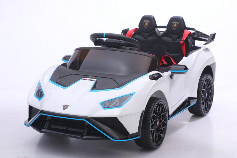 Licensed Lamborghini Huracán STJ ride-on car with opening doors