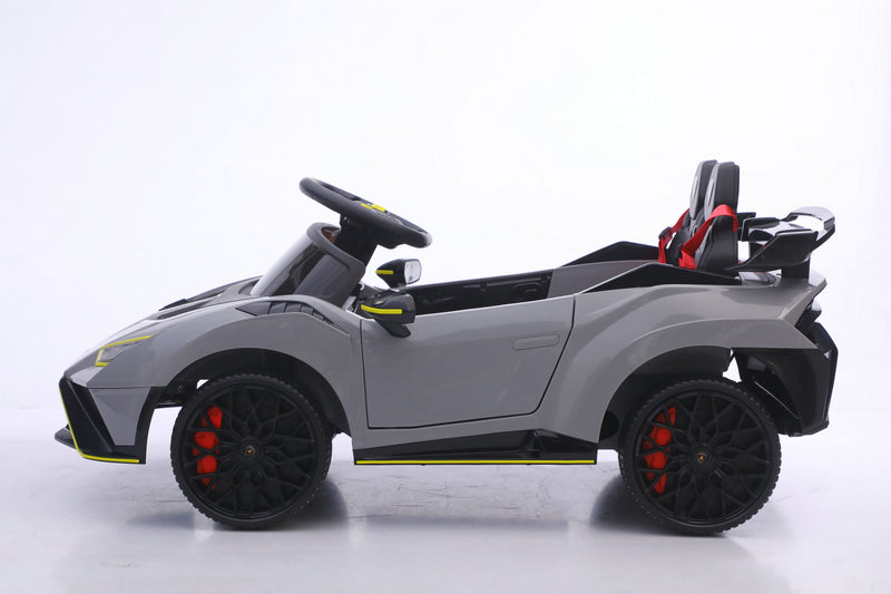 Suspension system on Licensed Lamborghini Huracán STJ ride-on vehicle