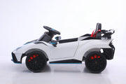 side view of Luxury Lamborghini Huracán STJ battery powered ride-on car for kids