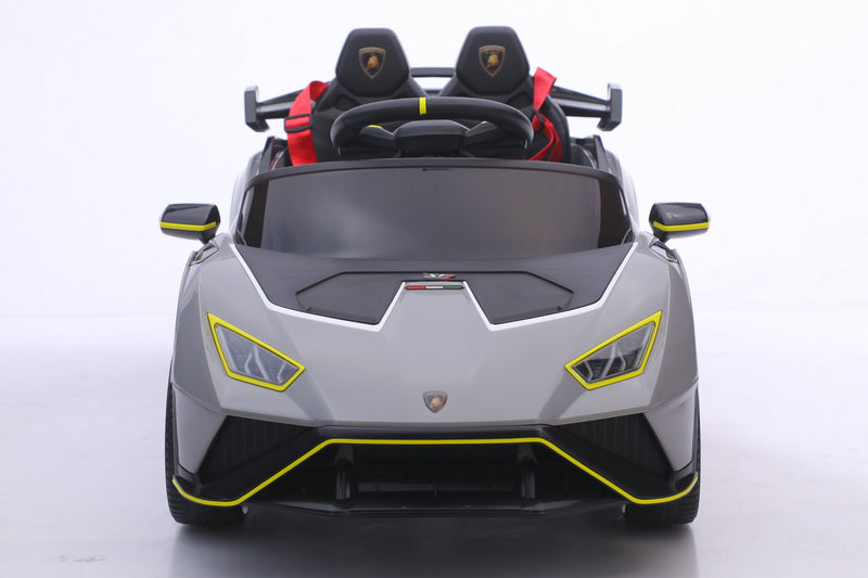 Side profile of Licensed Lamborghini Huracán STJ kids electric ride-on car